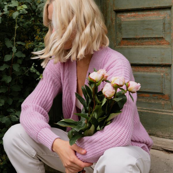 Hygge Cashmere sweater, Hand Knitted Pure Merino Wool Jumper, Vintage Style Knit Sweater