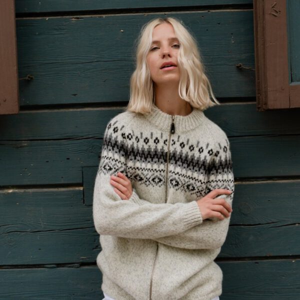 Scandinavian Style Jumper, hand knit sweater for women, Norwegian Wool Sweater for Women
