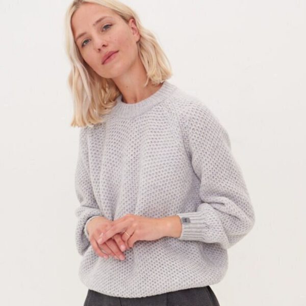 Hand Knit Cashmere Sweater, Loose Knit Sweater, Knitted Womens Woolen Jumper