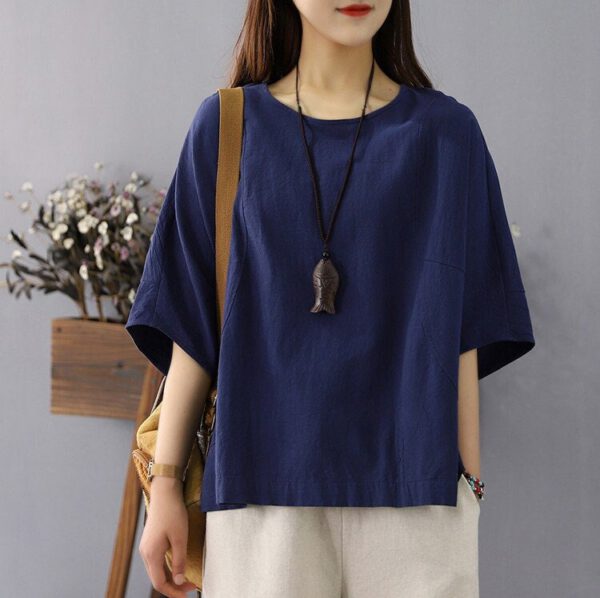 Linen Top Classic Fit Women F31