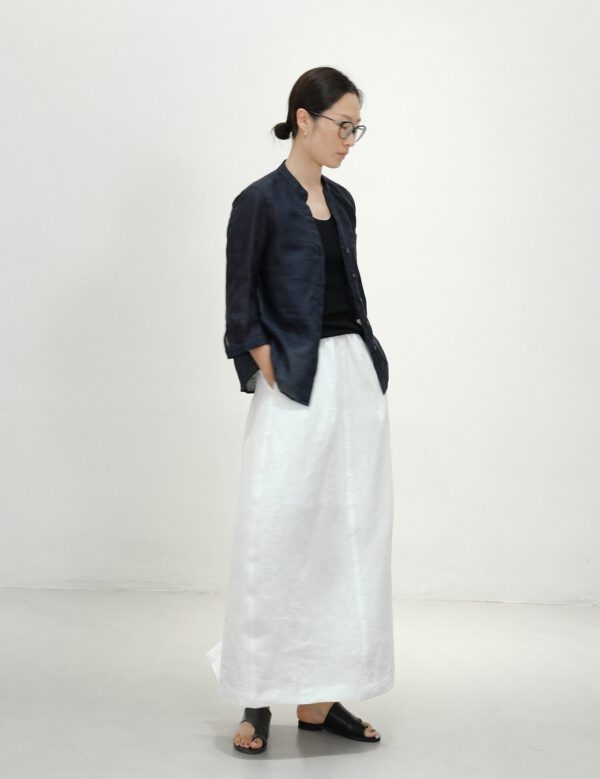 Linen Dress with Pockets Boho Chic Plus Size Maxi F483